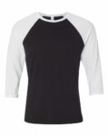 BELLA + CANVAS - Unisex Three-Quarter Sleeve Baseball Tee - 3200